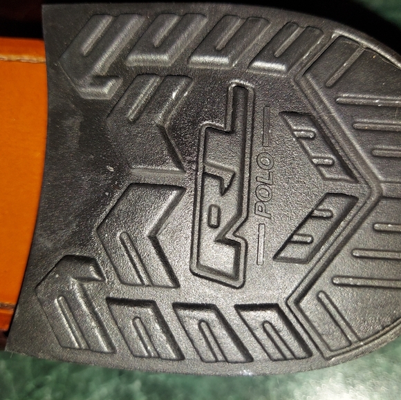 Ralph Lauren Polo Brown Leather Croc Print Loafer NWOT - Picture 6 of 10